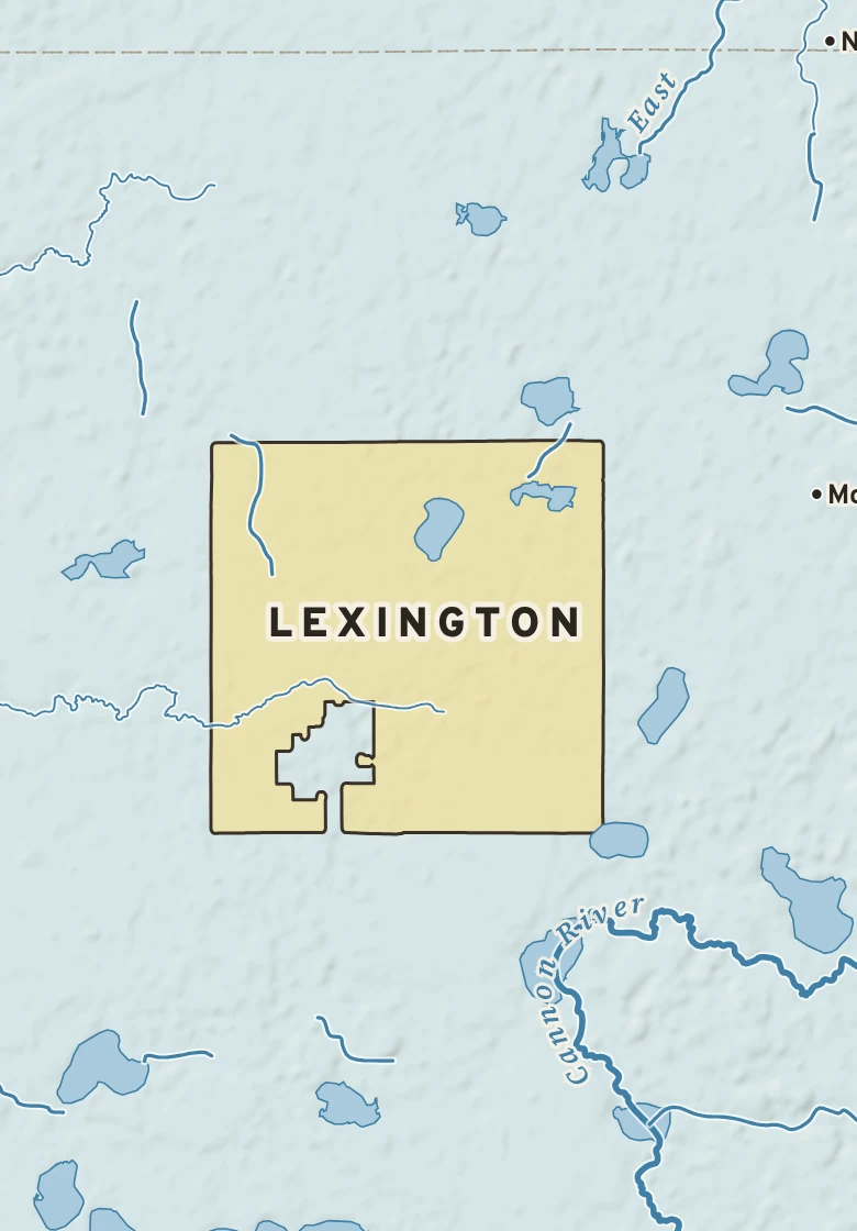 Atlas plate of Lexington, Minnesota.