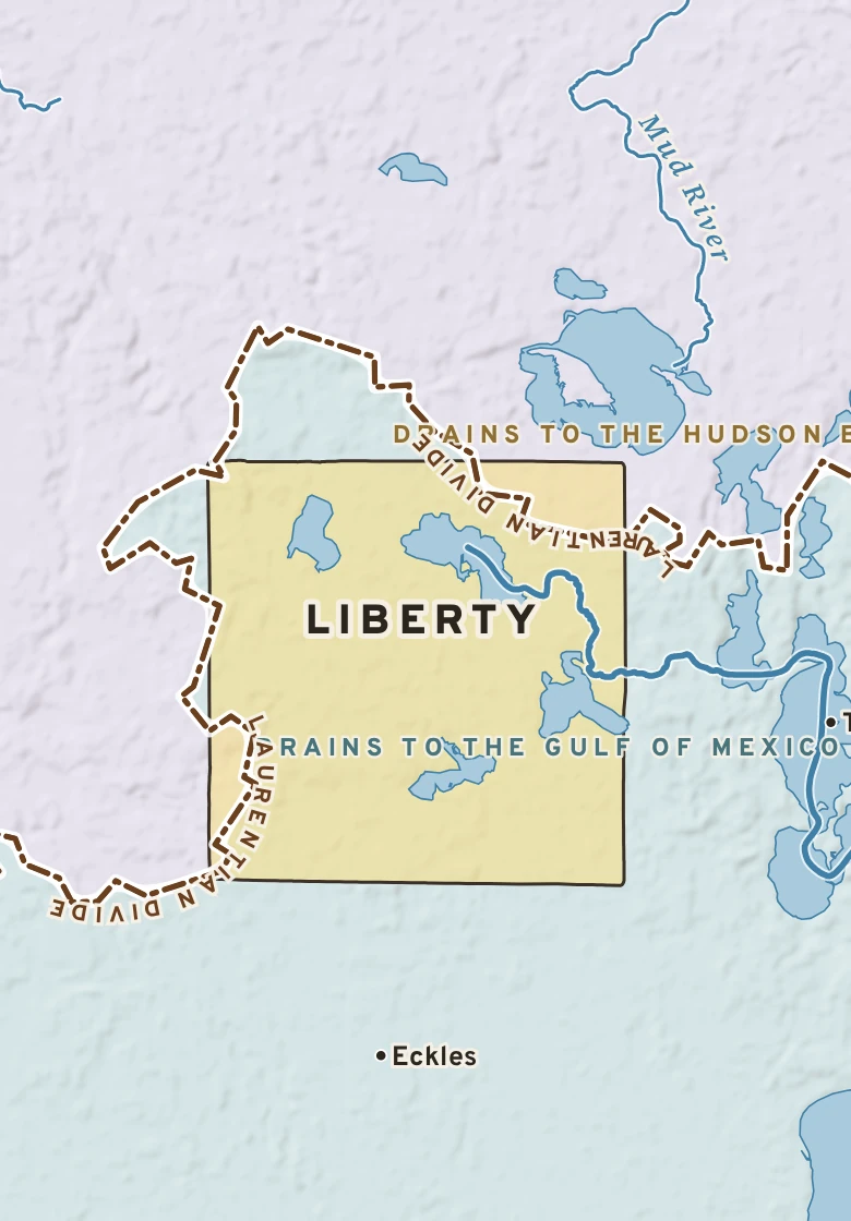 Atlas plate of Liberty, Minnesota.