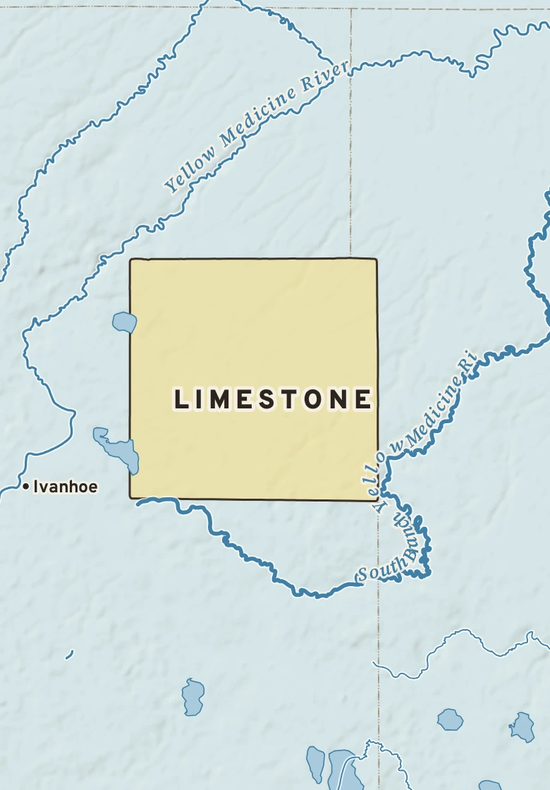 Atlas plate of Limestone, Minnesota.