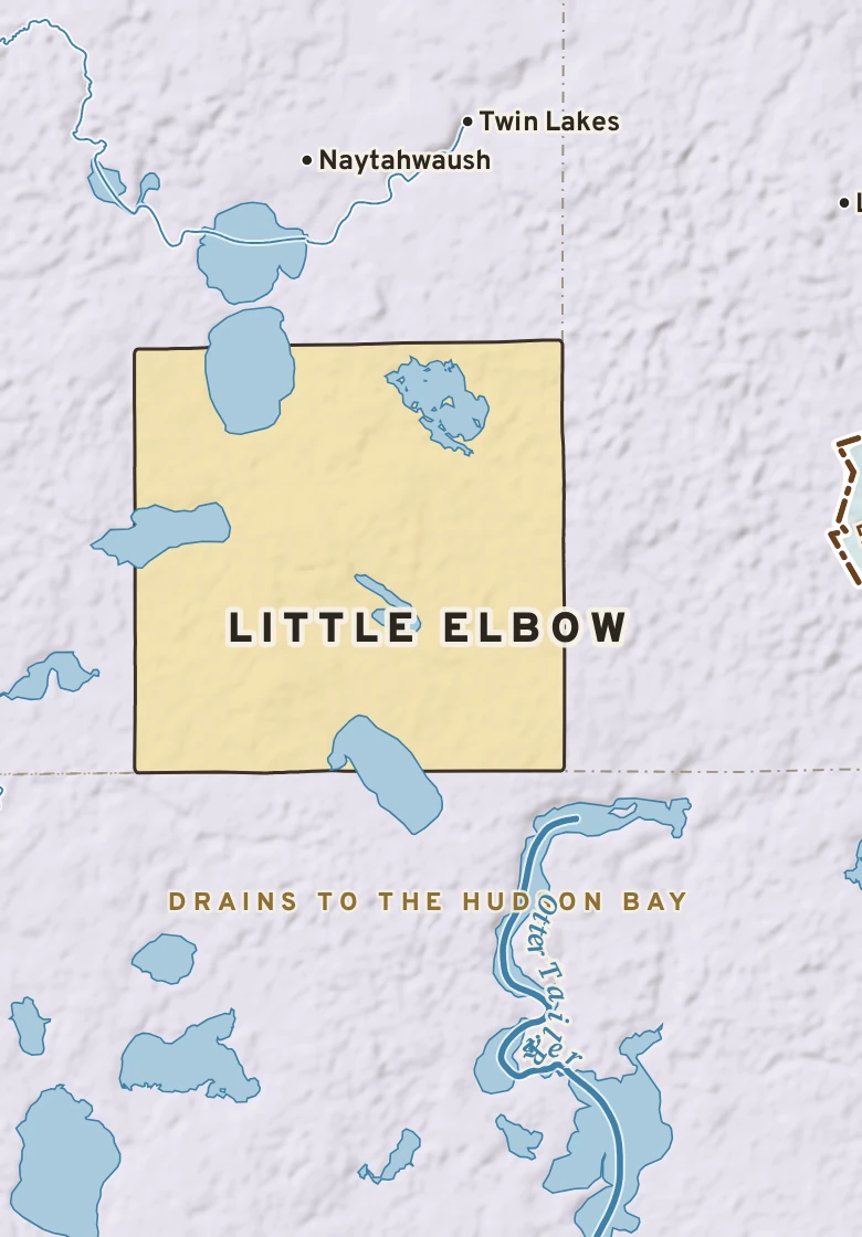 Atlas plate of Little Elbow, Minnesota.