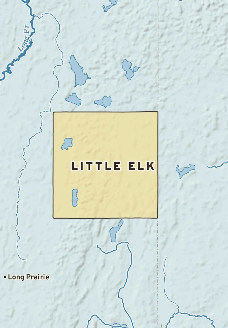 Atlas plate of Little Elk, Minnesota.