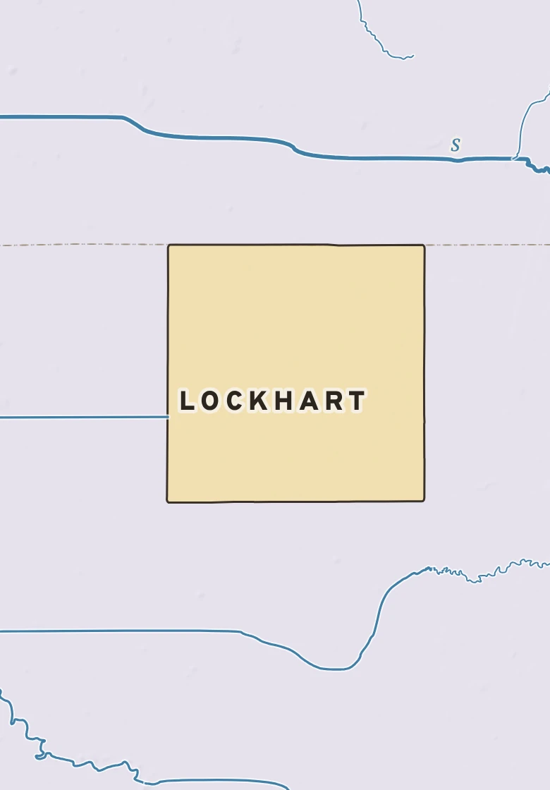 Atlas plate of Lockhart, Minnesota.