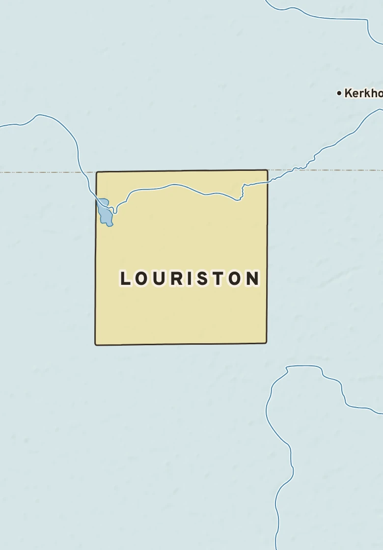 Atlas plate of Louriston, Minnesota.