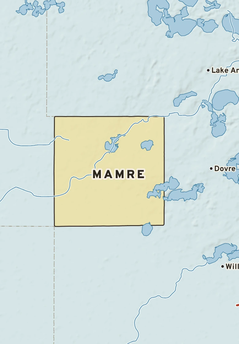 Atlas plate of Mamre, Minnesota.