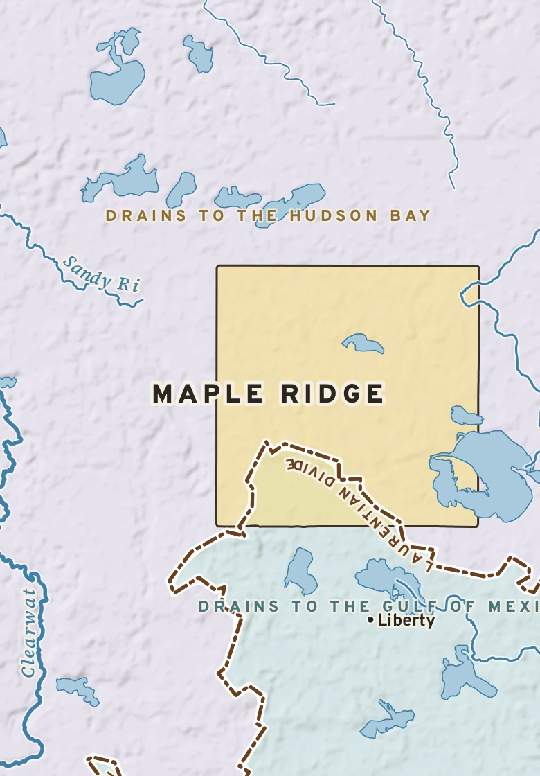 Atlas plate of Maple Ridge, Minnesota.