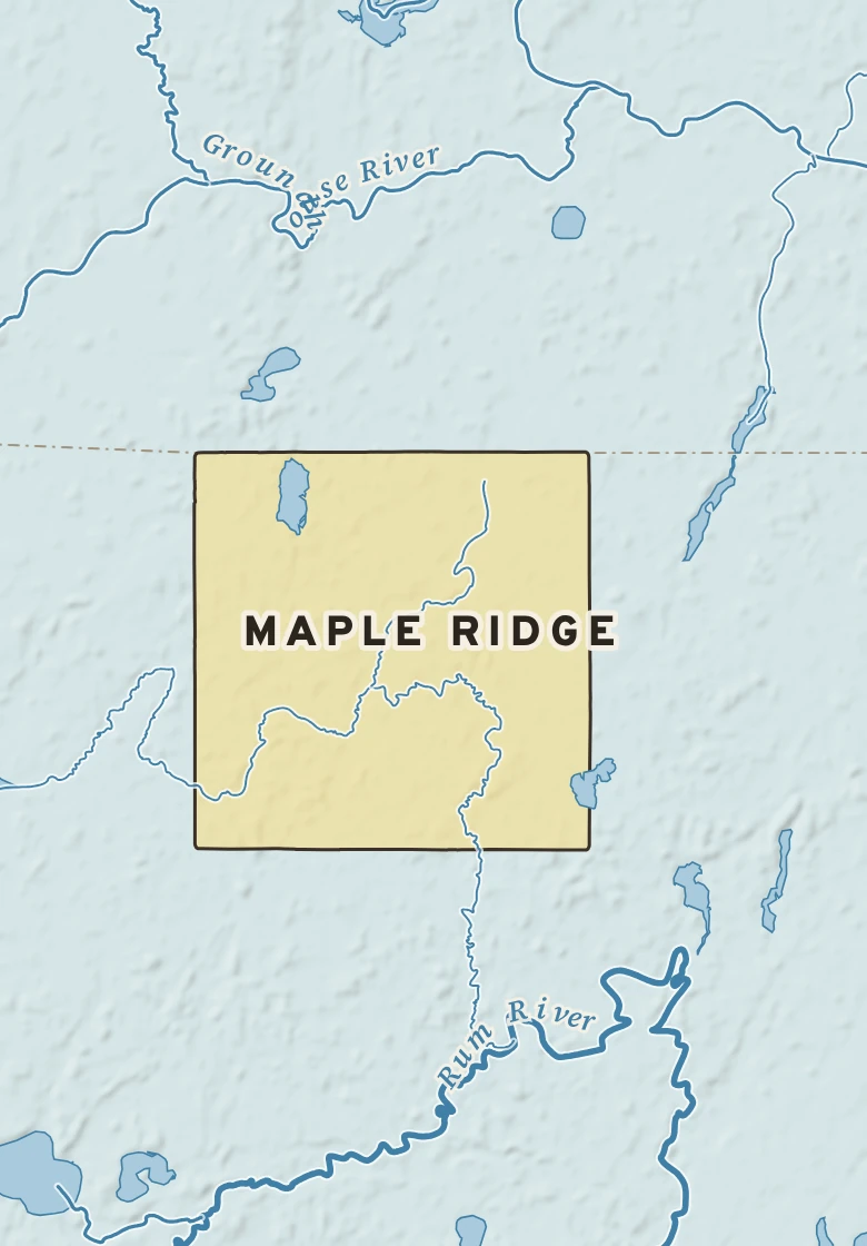 Atlas plate of Maple Ridge, Minnesota.