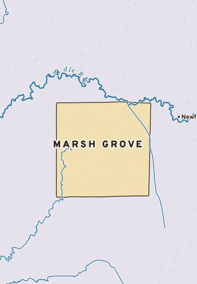 Atlas plate of Marsh Grove, Minnesota.
