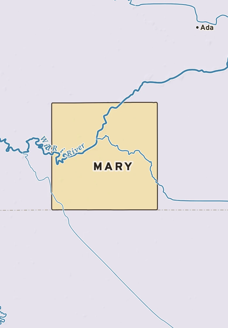 Atlas plate of Mary, Minnesota.