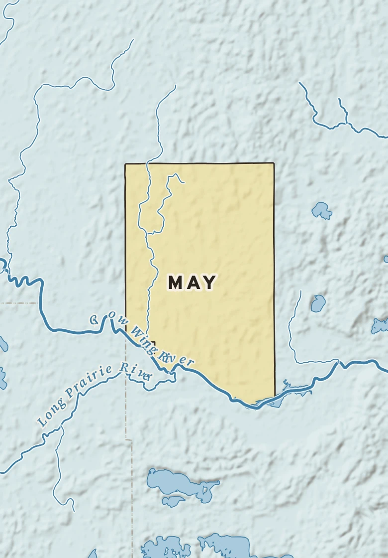 Atlas plate of May, Minnesota.
