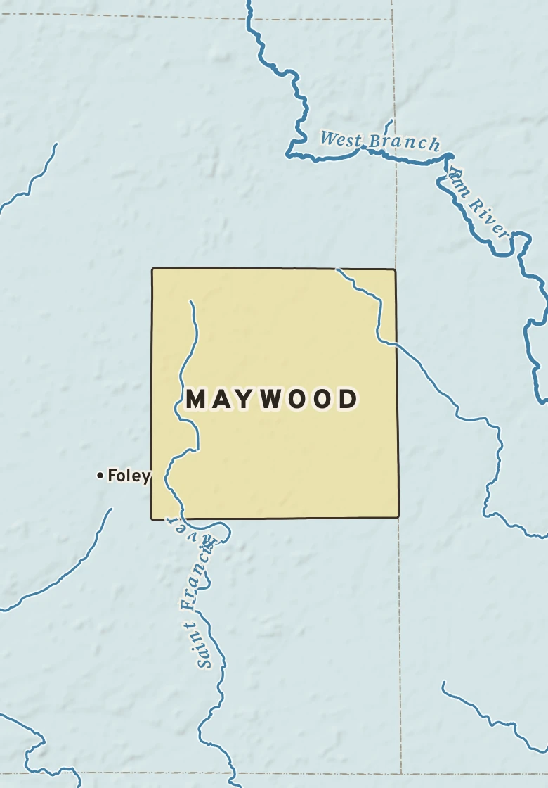 Atlas plate of Maywood, Minnesota.