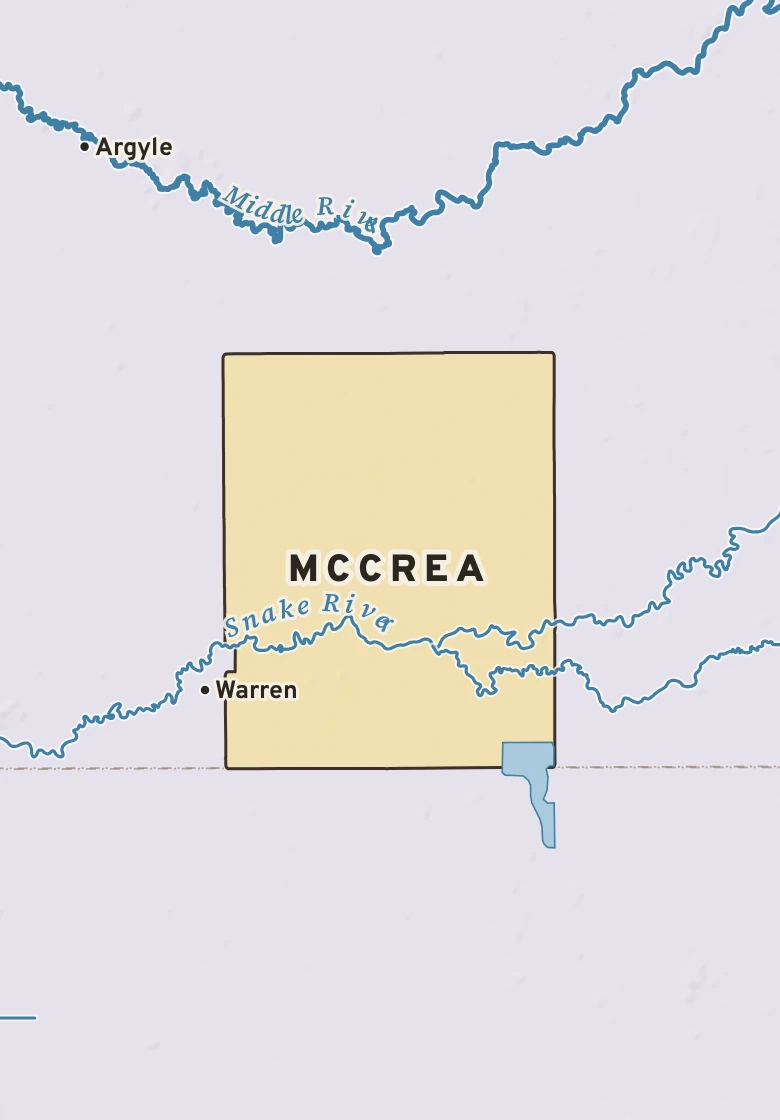 Atlas plate of McCrea, Minnesota.