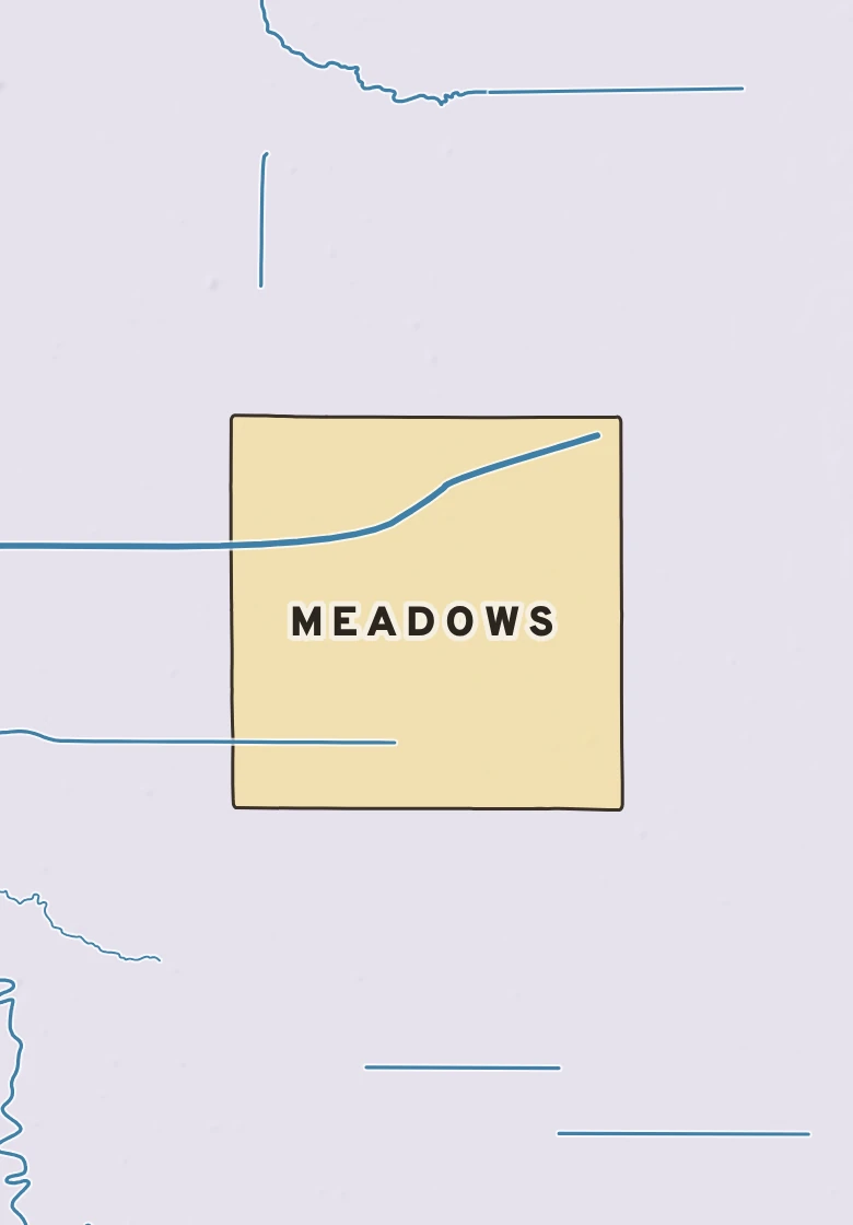 Atlas plate of Meadows, Minnesota.