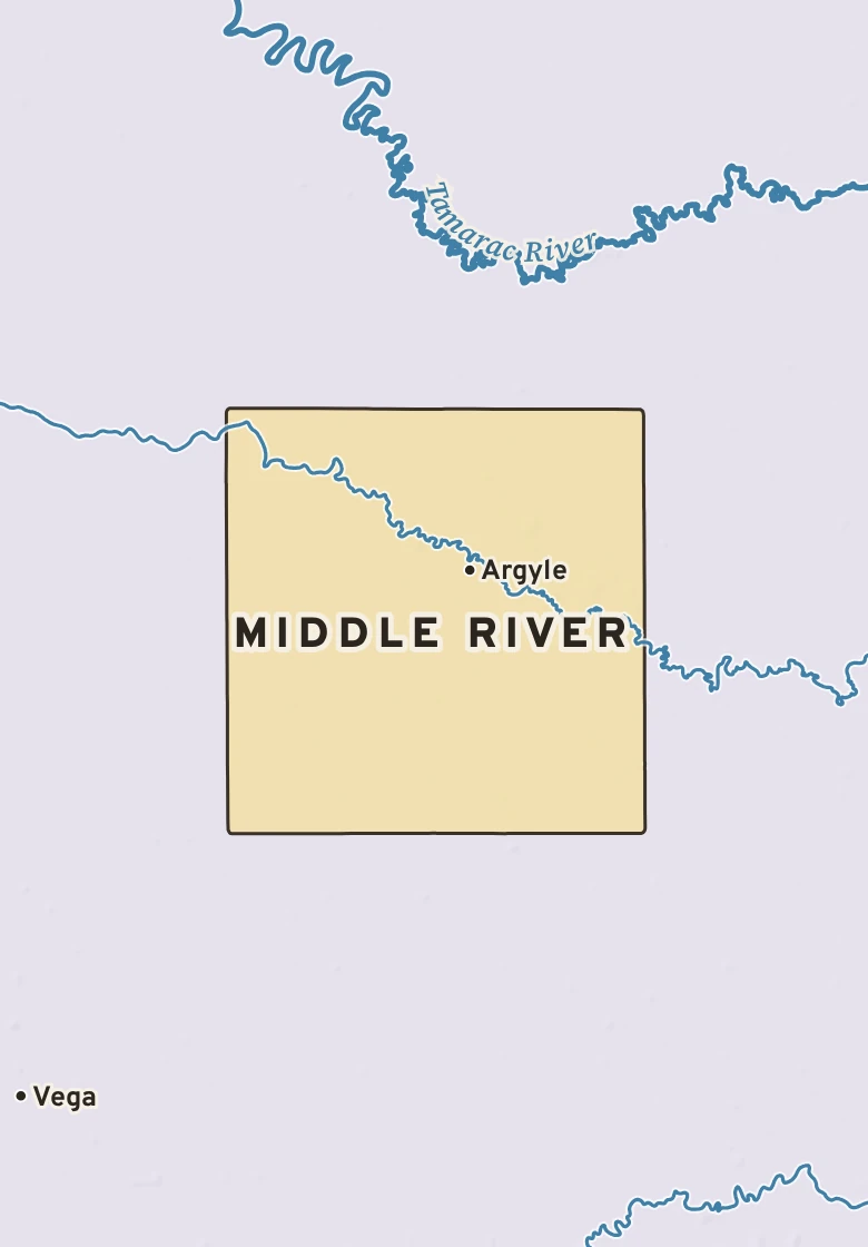 Atlas plate of Middle River, Minnesota.