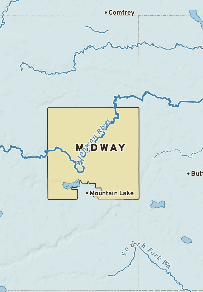 Atlas plate of Midway, Minnesota.