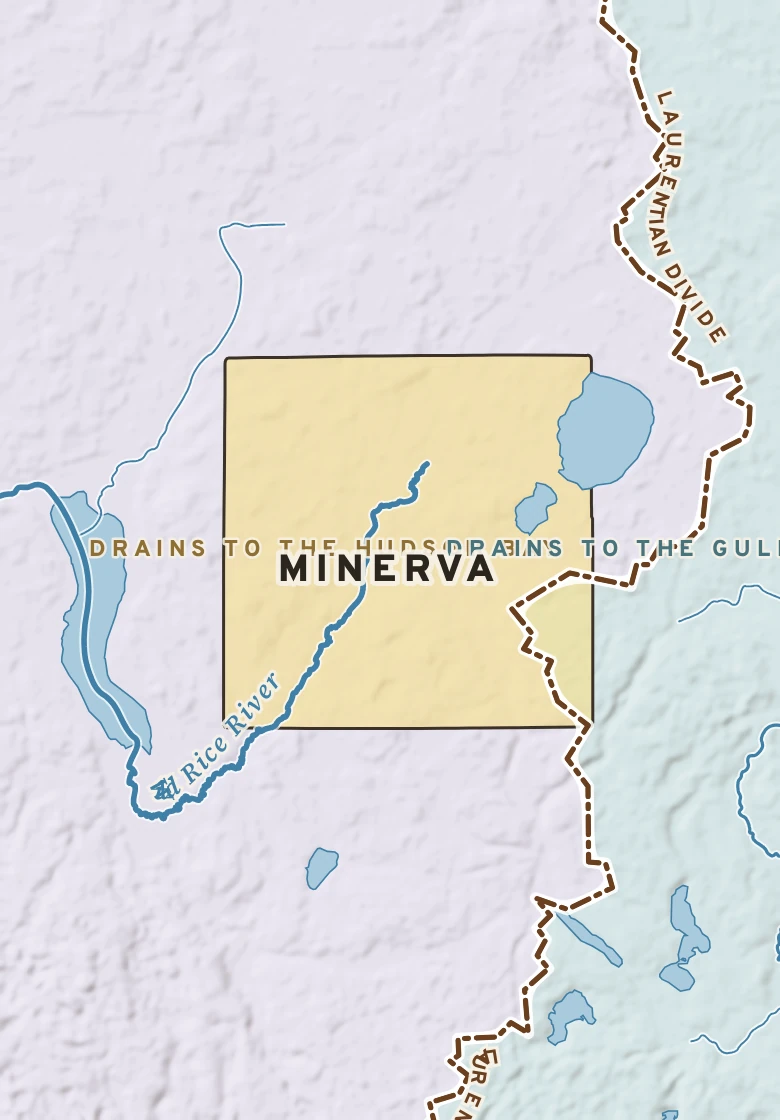 Atlas plate of Minerva, Minnesota.