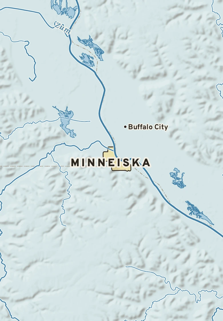 Atlas plate of Minneiska, Minnesota.