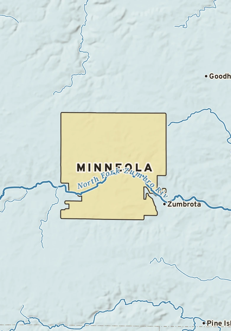 Atlas plate of Minneola, Minnesota.