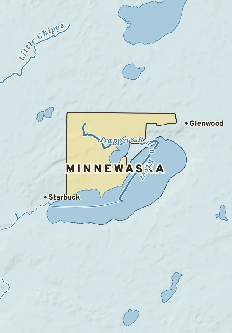 Atlas plate of Minnewaska, Minnesota.