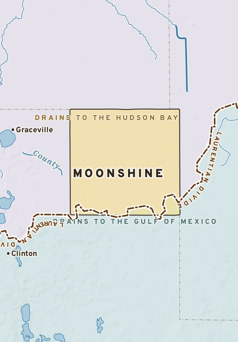 Atlas plate of Moonshine, Minnesota.
