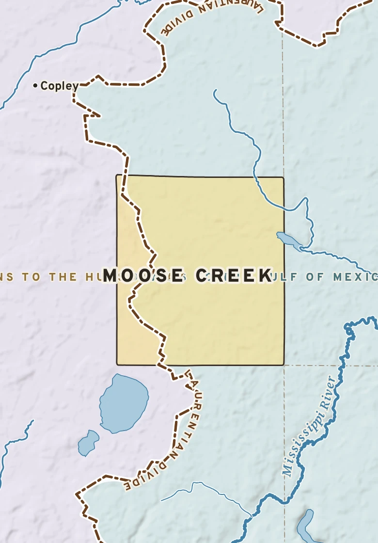 Atlas plate of Moose Creek, Minnesota.