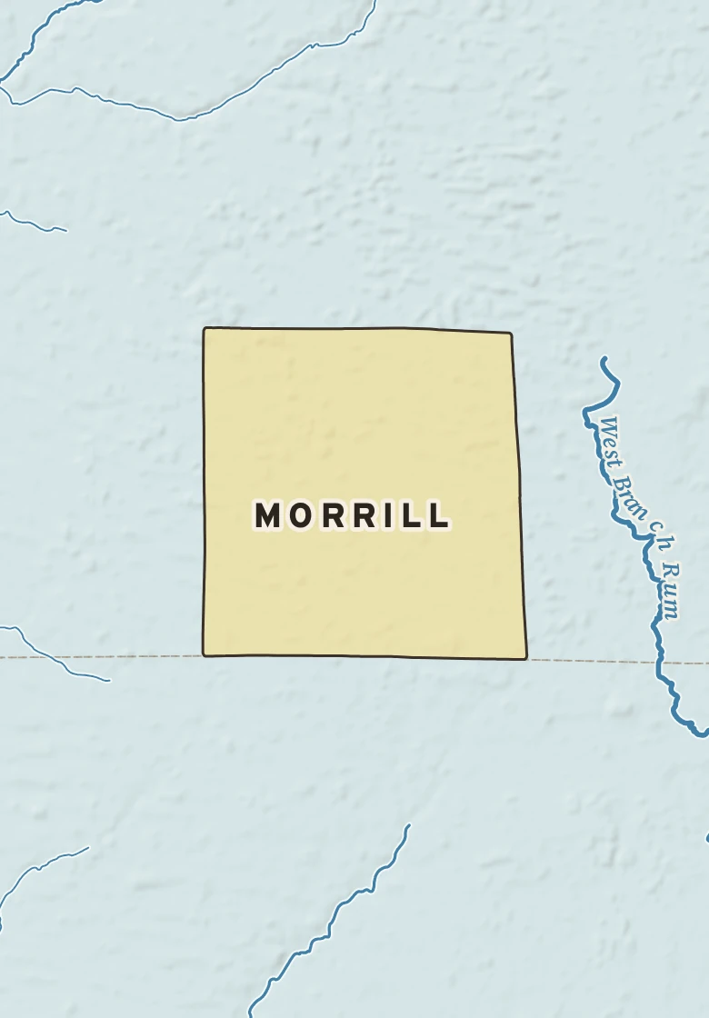 Atlas plate of Morrill, Minnesota.