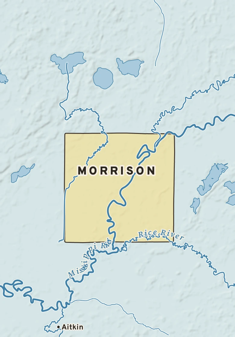 Atlas plate of Morrison, Minnesota.