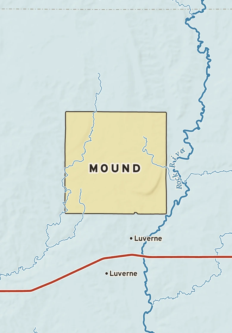 Atlas plate of Mound, Minnesota.