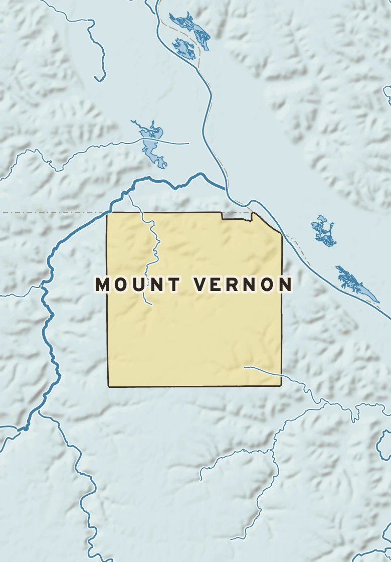 Atlas plate of Mount Vernon, Minnesota.