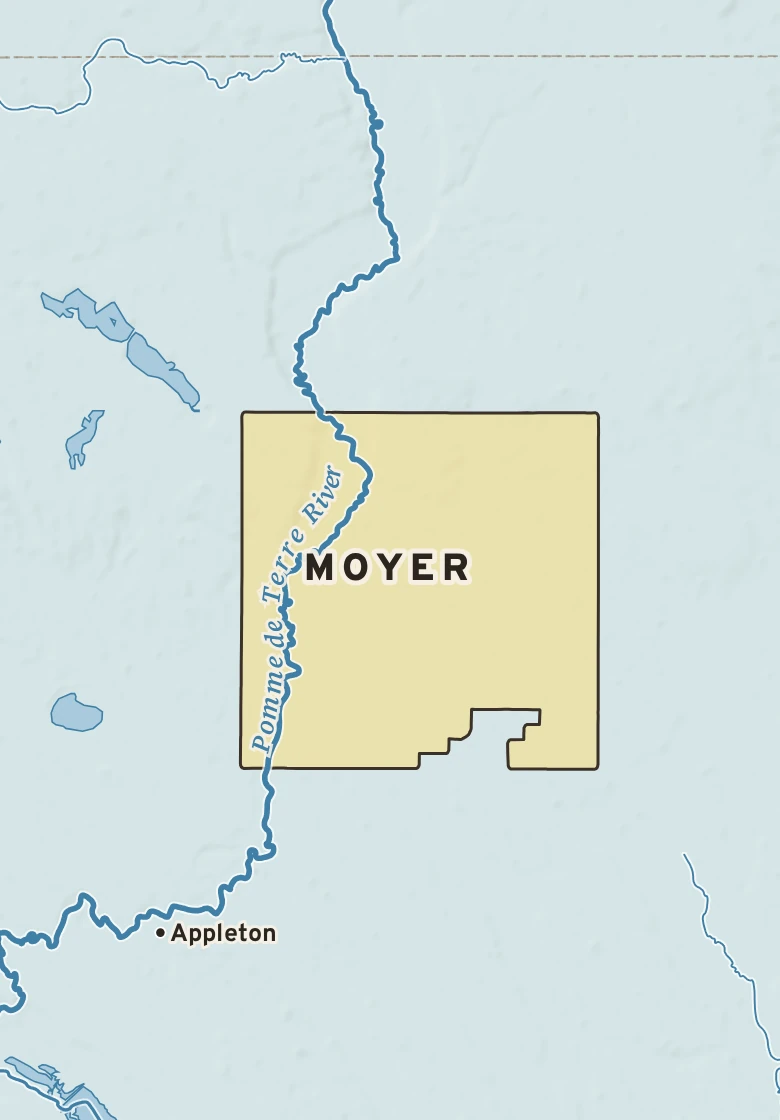 Atlas plate of Moyer, Minnesota.