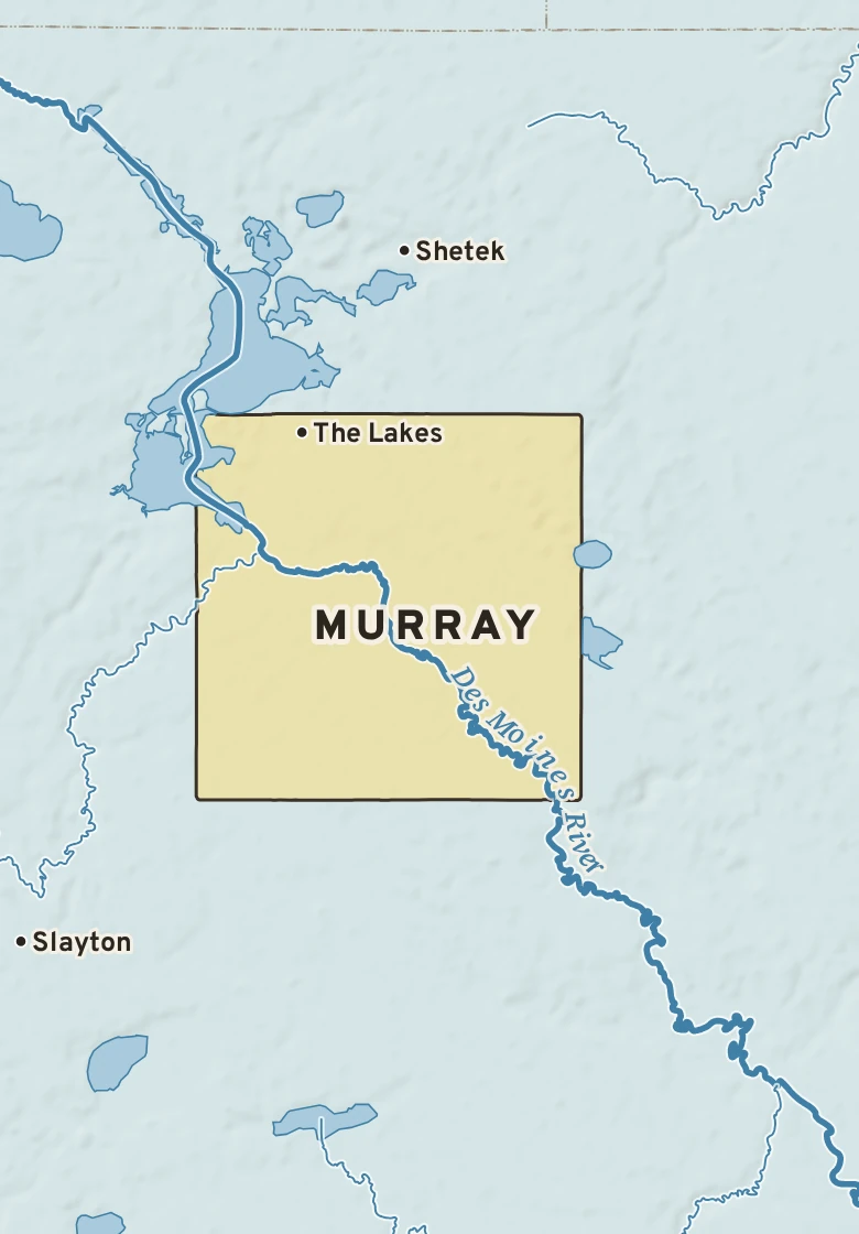 Atlas plate of Murray, Minnesota.