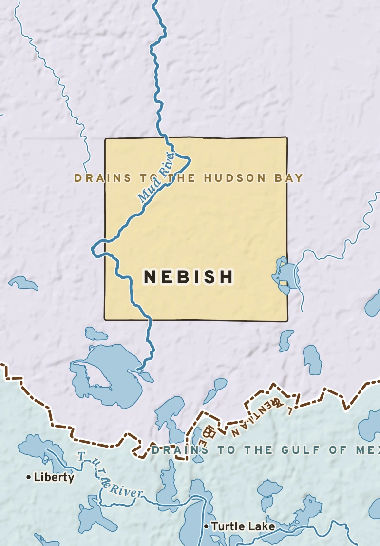 Atlas plate of Nebish, Minnesota.
