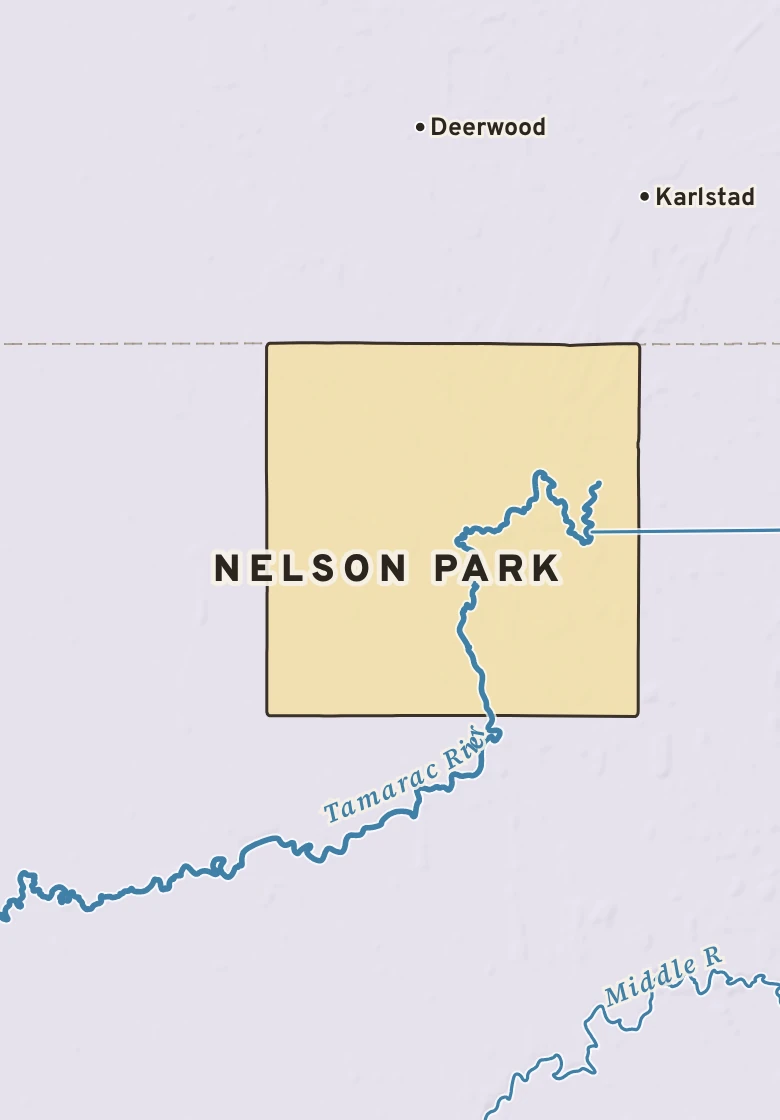 Atlas plate of Nelson Park, Minnesota.