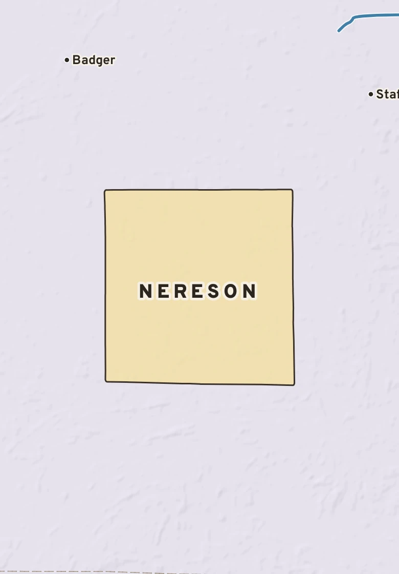Atlas plate of Nereson, Minnesota.