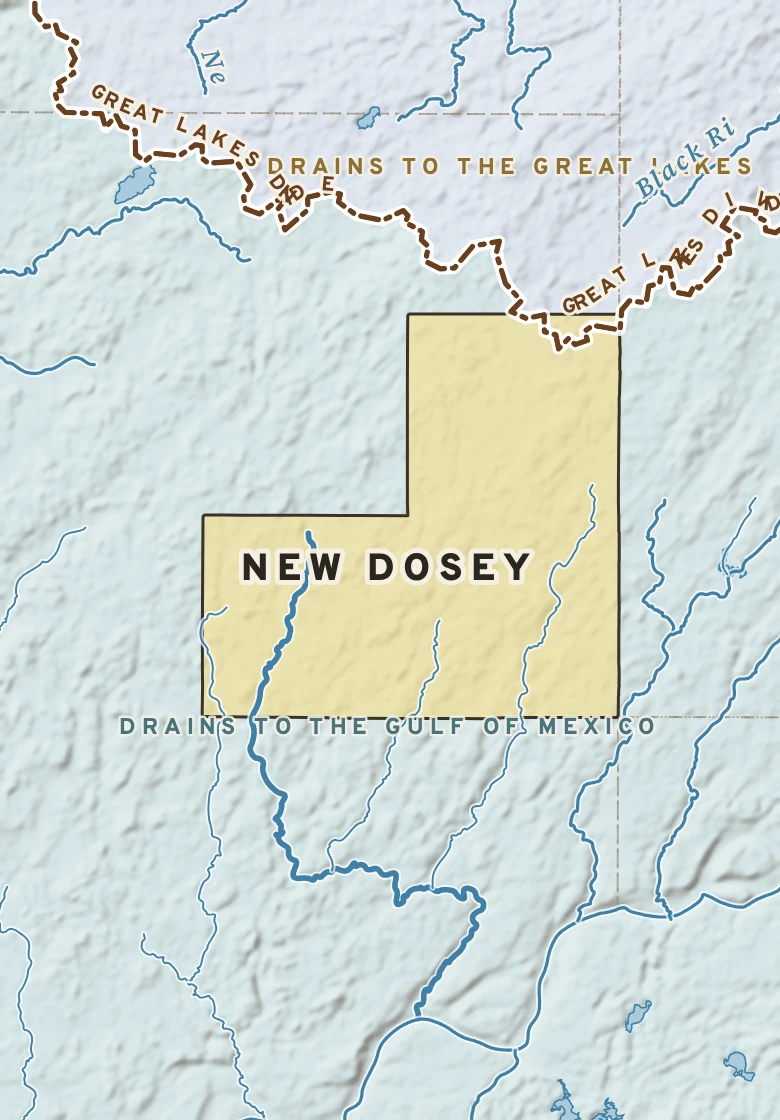 Atlas plate of New Dosey, Minnesota.