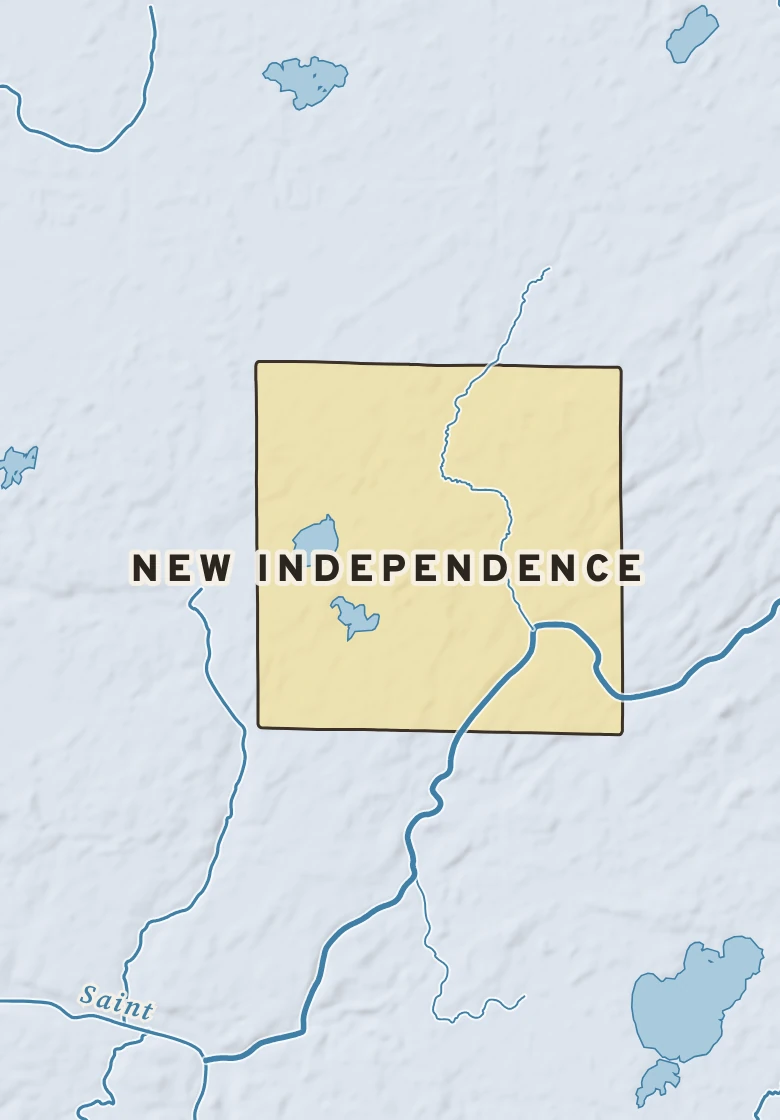 Atlas plate of New Independence, Minnesota.