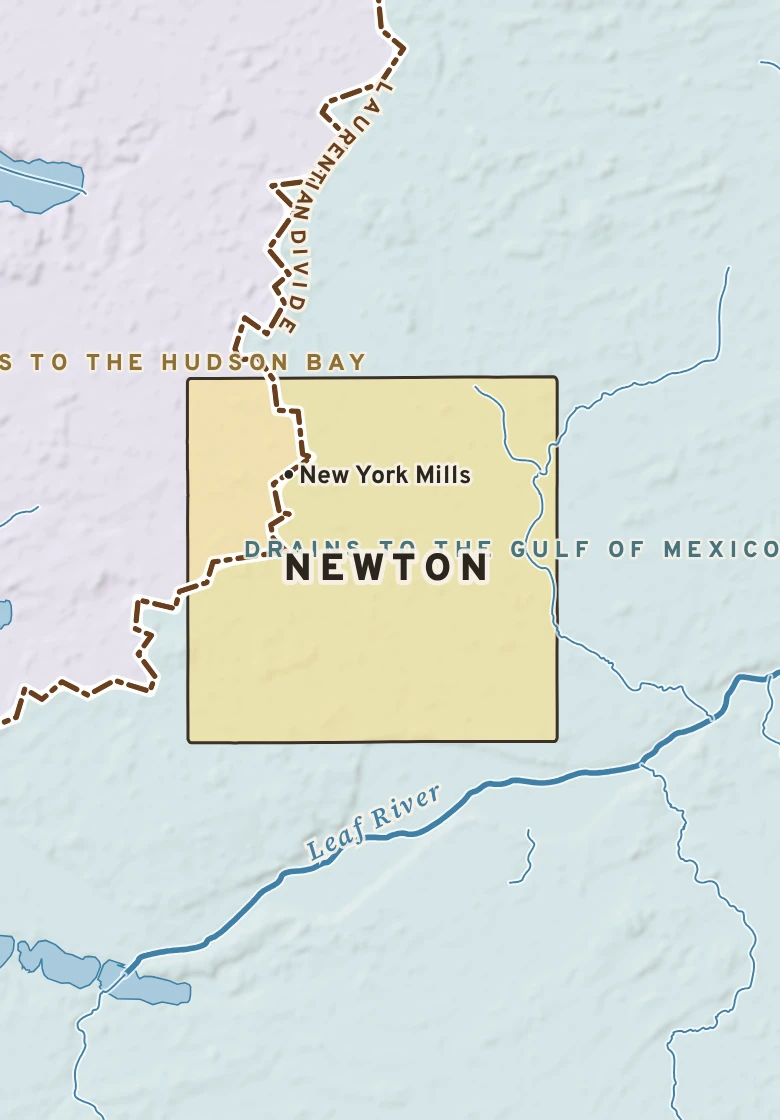 Atlas plate of Newton, Minnesota.