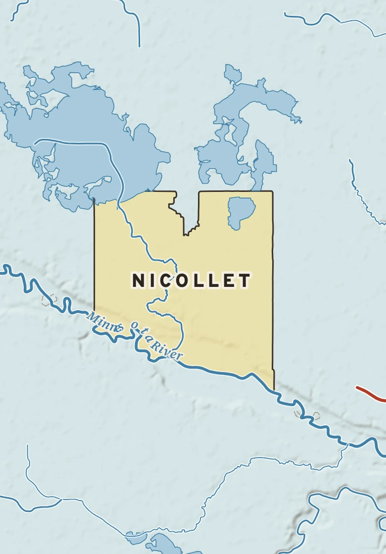 Atlas plate of Nicollet, Minnesota.