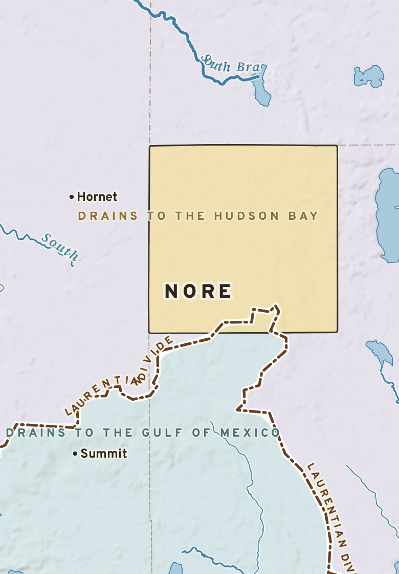 Atlas plate of Nore, Minnesota.