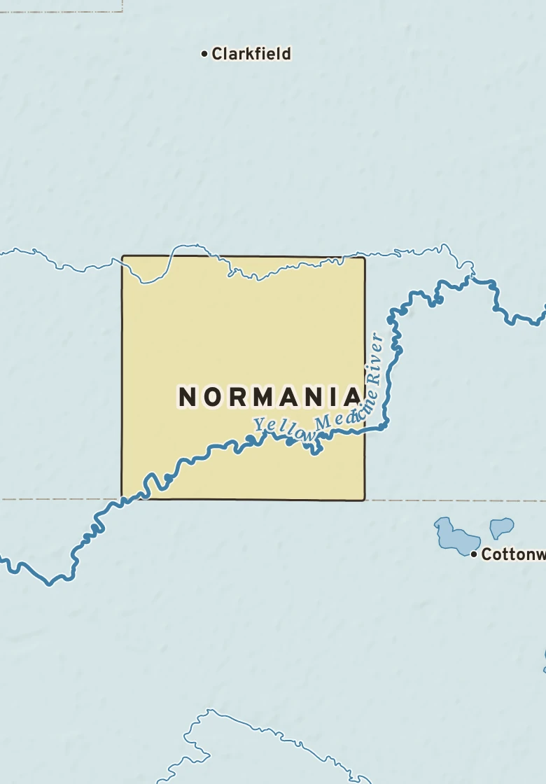Atlas plate of Normania, Minnesota.