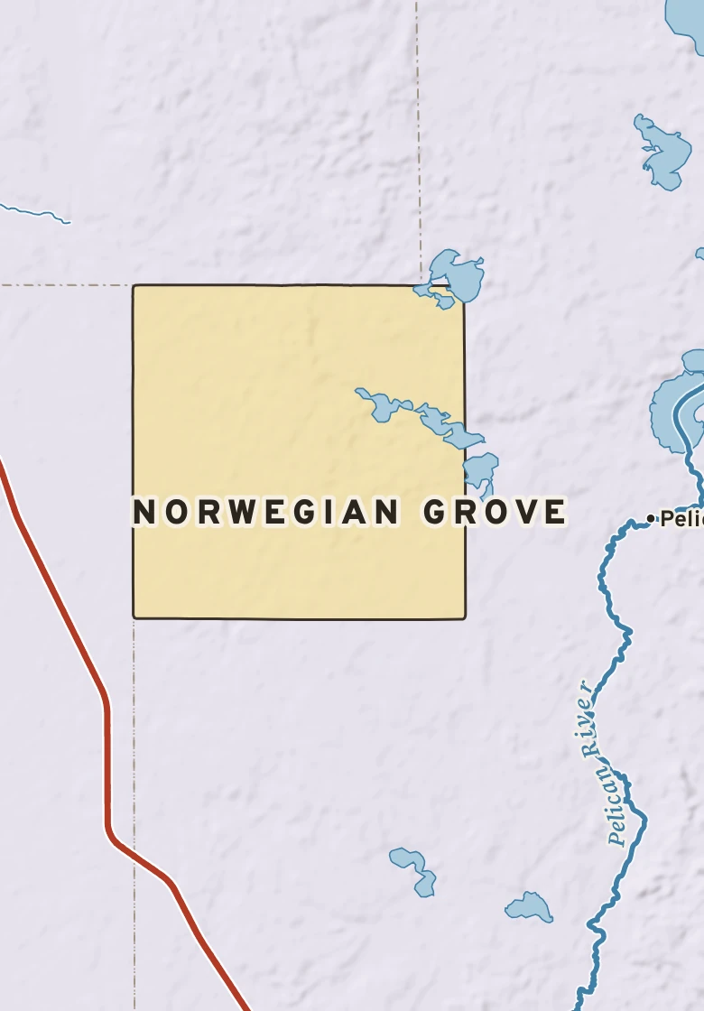 Atlas plate of Norwegian Grove, Minnesota.