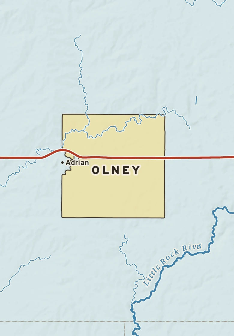 Atlas plate of Olney, Minnesota.