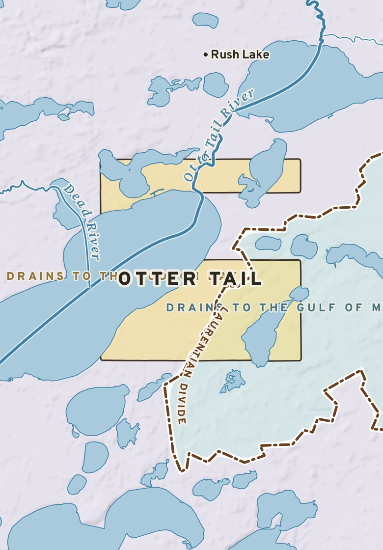 Atlas plate of Otter Tail, Minnesota.