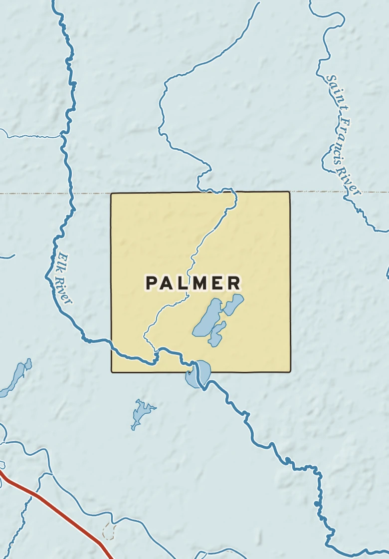 Atlas plate of Palmer, Minnesota.