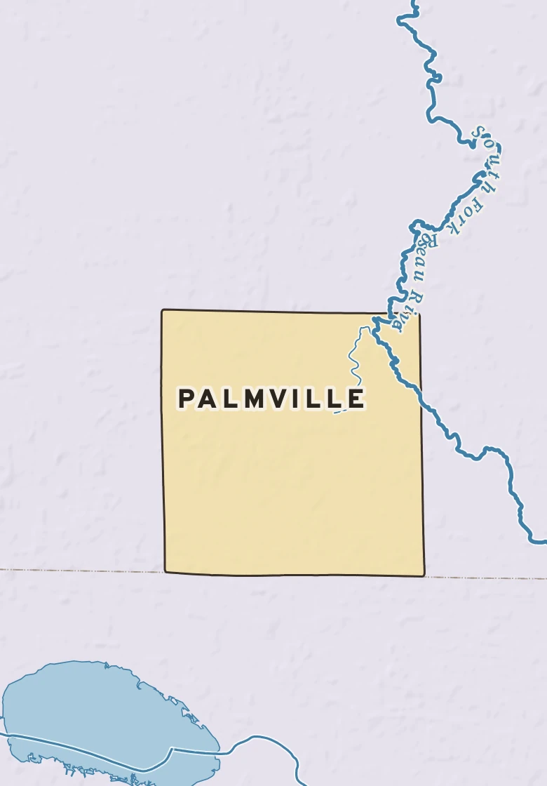 Atlas plate of Palmville, Minnesota.