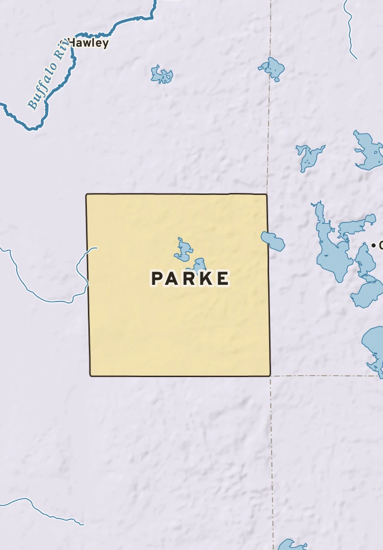 Atlas plate of Parke, Minnesota.
