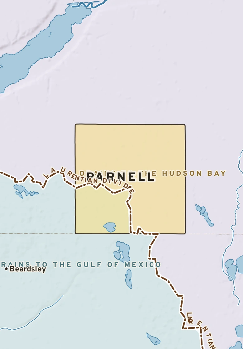 Atlas plate of Parnell, Minnesota.