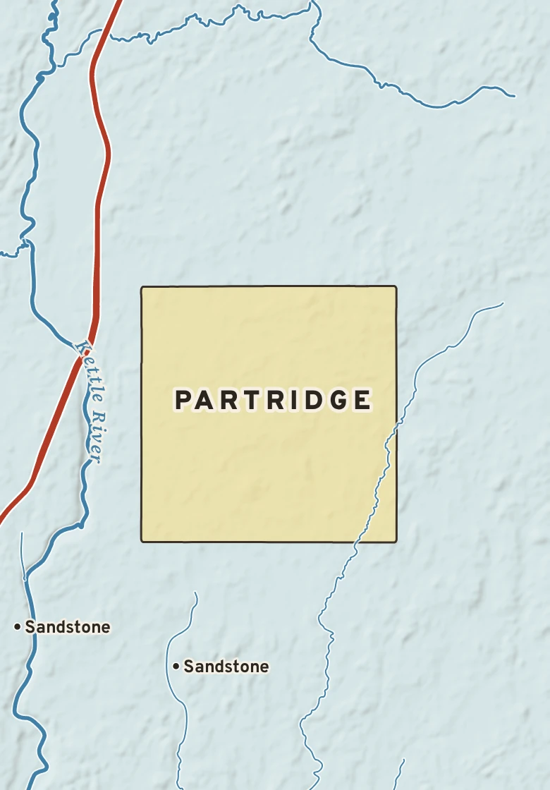 Atlas plate of Partridge, Minnesota.