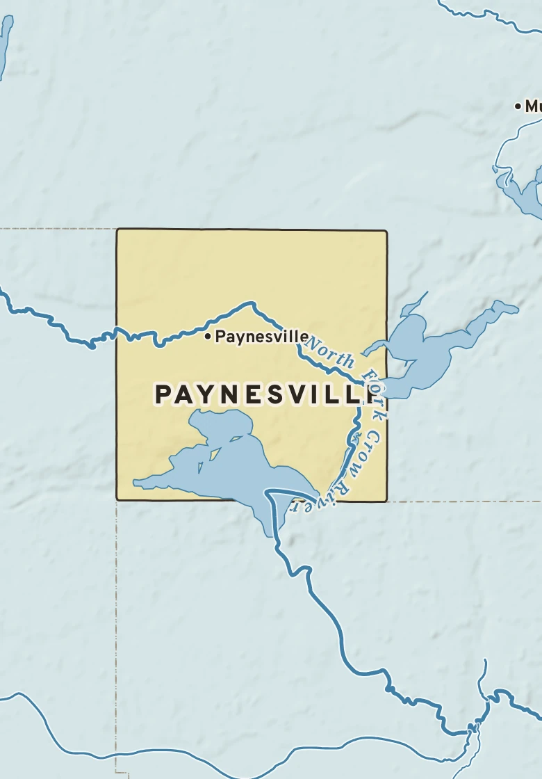 Atlas plate of Paynesville, Minnesota.