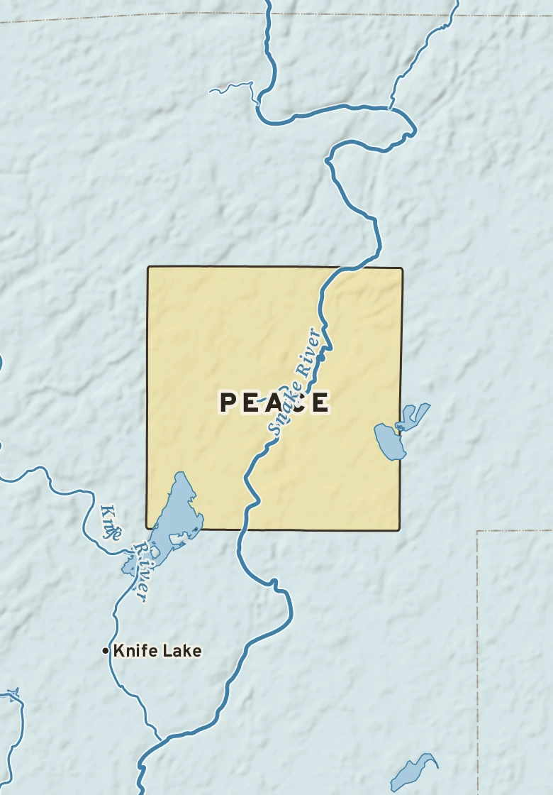 Atlas plate of Peace, Minnesota.