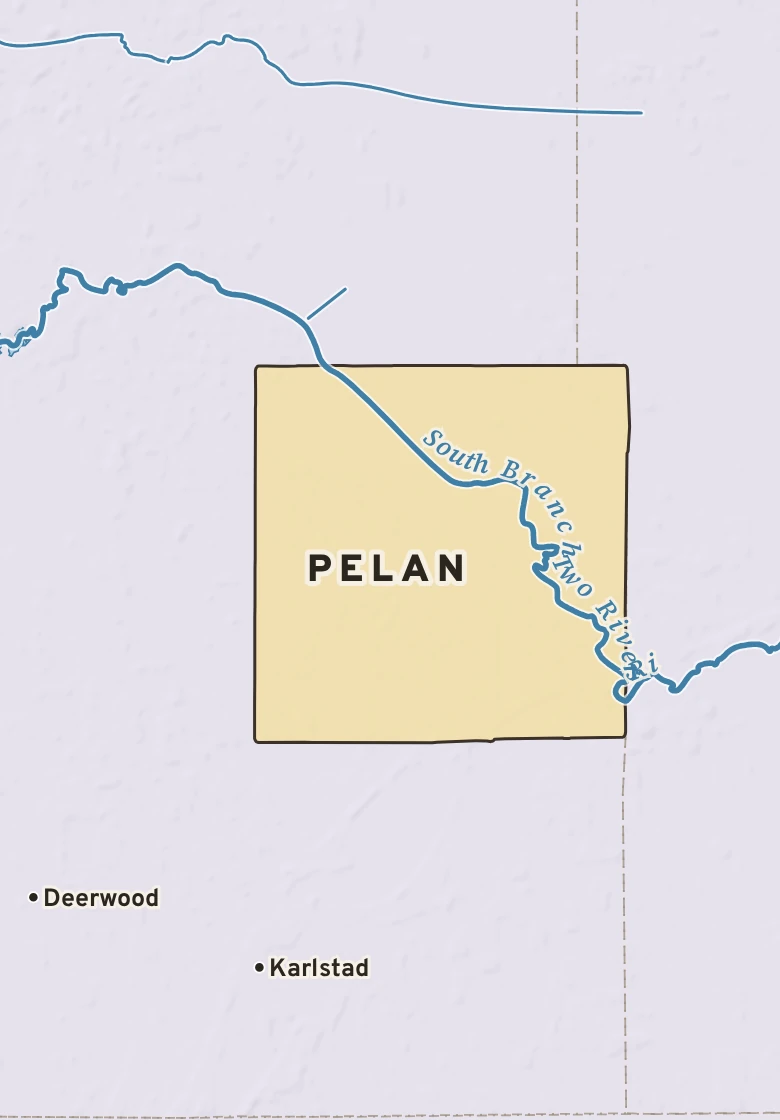 Atlas plate of Pelan, Minnesota.
